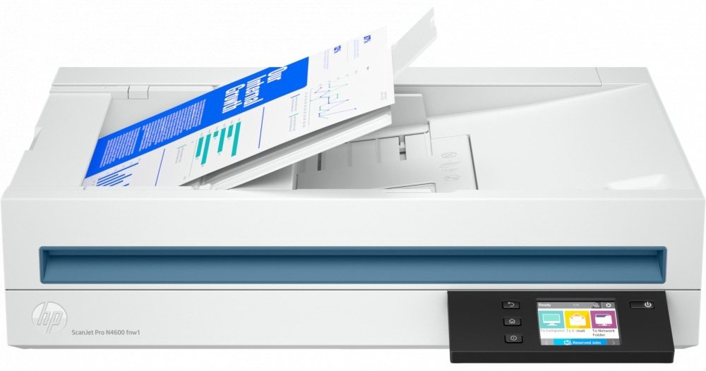 Сканер HP ScanJet Pro N4600 fnw1 20G07A белый