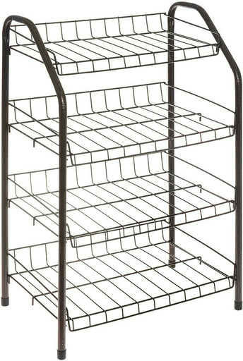 Обувница Nika 46x28x70см коричневый
