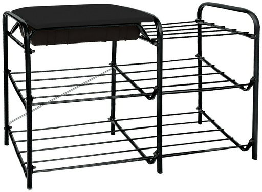 Обувница Nika 79x33x51см черный