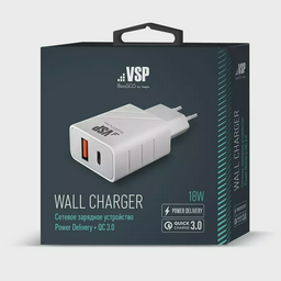 Зарядное устройство BoraSCO Power Delivery 38254 White 