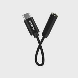 Переходник Moxom MX-AX01 Type-C to  Mini jack 3.5 мм  2.4 А Black