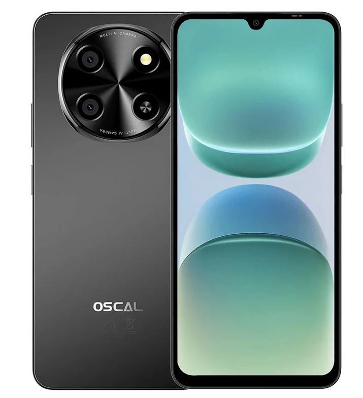 Смартфон Oscal Tiger 8 4/128GB Platinum Black купить,94990