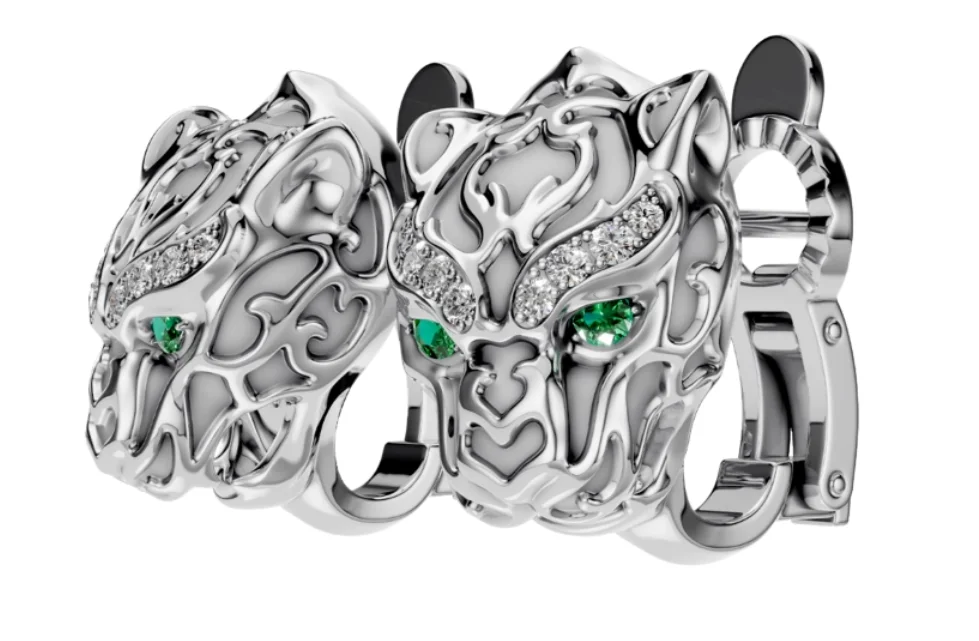 Серьги Carrera y Carrera Zodaria 0024.2 белое золото 8.1гр купить,NaN