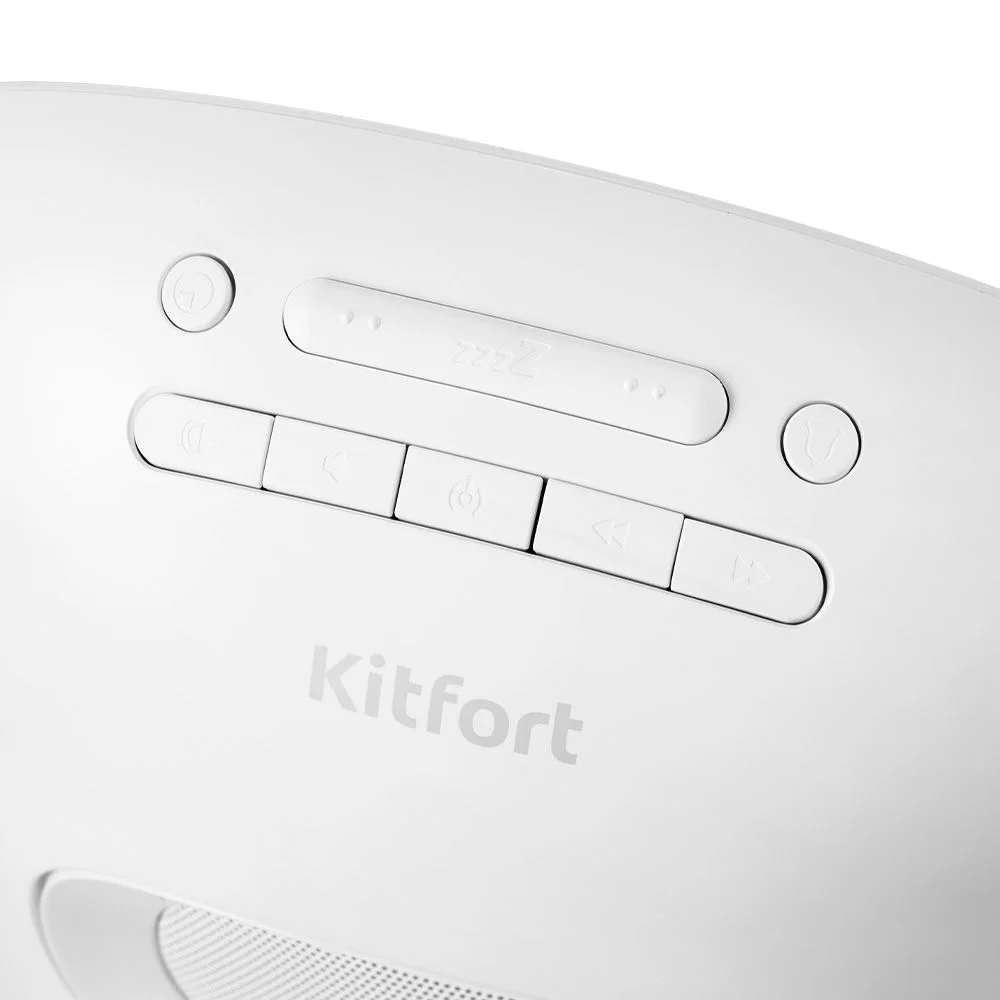 Часы со светильником Kitfort КТ-3313 белые
