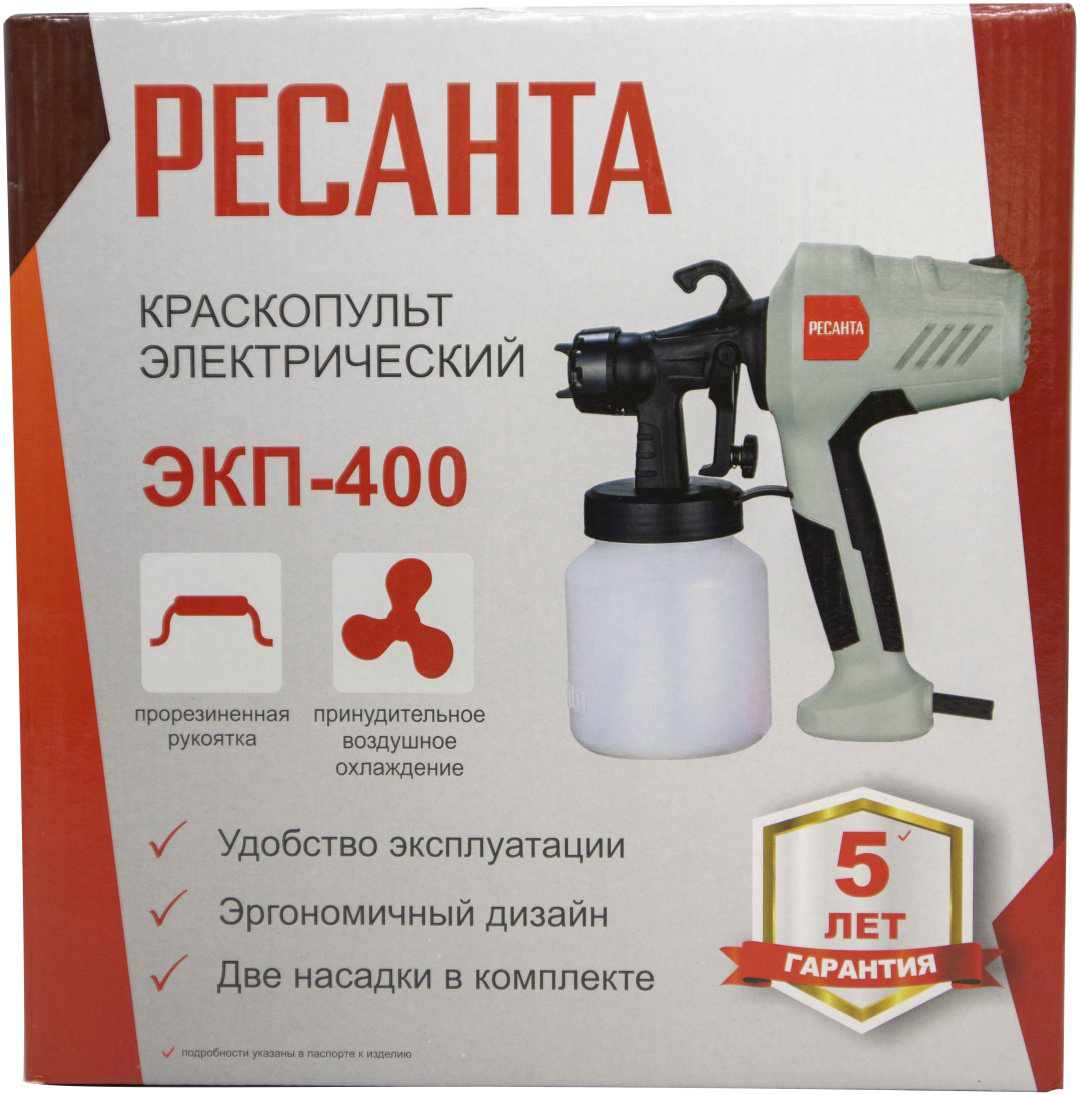 Краскопульт ЭКП-400 Ресанта 75/17/1 купить,19190