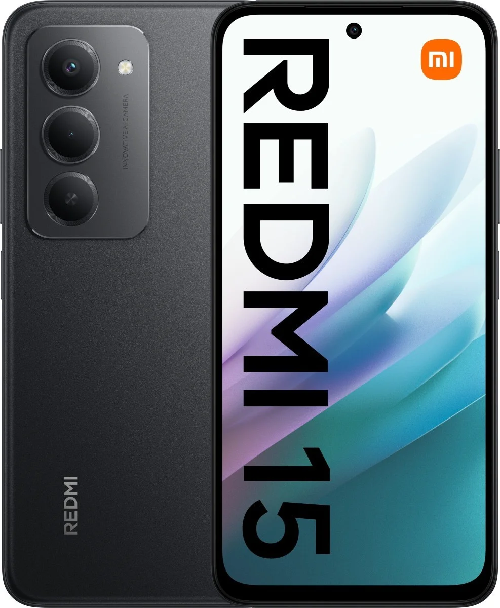 Смартфон Redmi 15 6 ГБ/128 ГБ черный + подарок купить,NaN