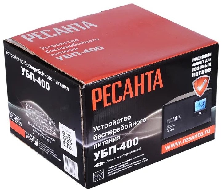 источник бесперебойного питания Ресанта УБП-400 купить,0