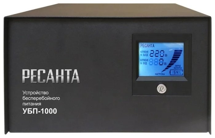 Источник бесперебойного питания Ресанта УБП-1000
