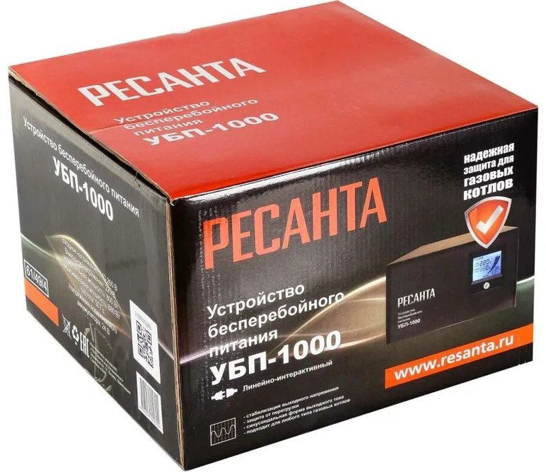 Источник бесперебойного питания Ресанта УБП-1000 купить,NaN