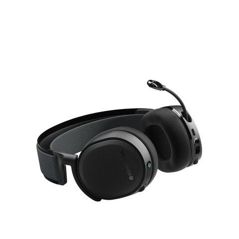 Наушники SteelSeries Arctis 7+ черные купить,NaN