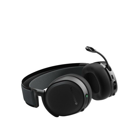 Наушники SteelSeries Arctis 7+ черные купить,NaN