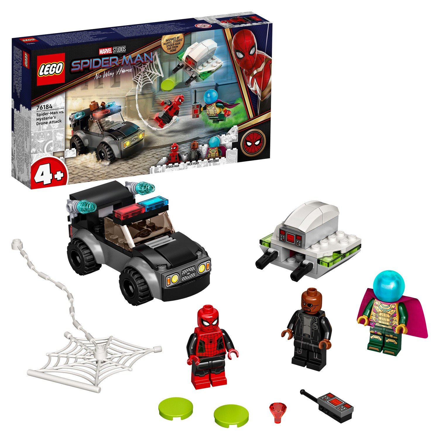 Конструктор Lego Супер Герои Человек-паук против атаки дронов 76184  купить,NaN