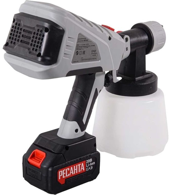 Краскопульт Ресанта АКП-20Li / 75/17/3 - ForteMarket Краскопульт Ресанта АКП-20Li / 75/17/3 купить,31890