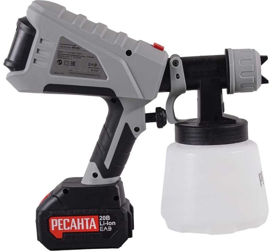 Краскопульт Ресанта АКП-20Li / 75/17/3 - ForteMarket Краскопульт Ресанта АКП-20Li / 75/17/3 купить,0