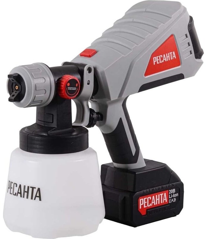 Краскопульт Ресанта АКП-20Li / 75/17/3 - ForteMarket Краскопульт Ресанта АКП-20Li / 75/17/3 купить,0