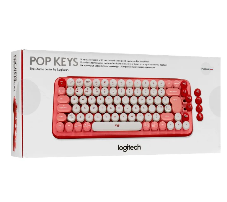 Клавиатура Logitech Pop 920-010718 Rose