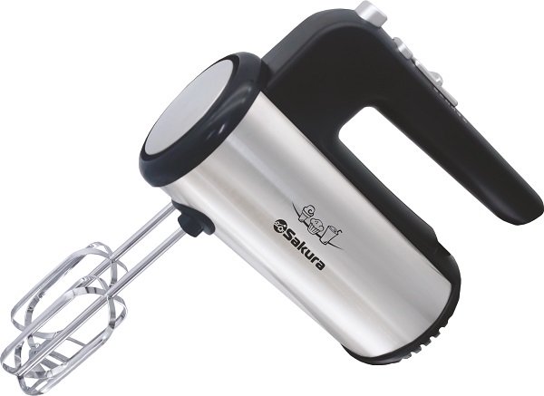 Миксер Sakura SA-6330SBK серебристый