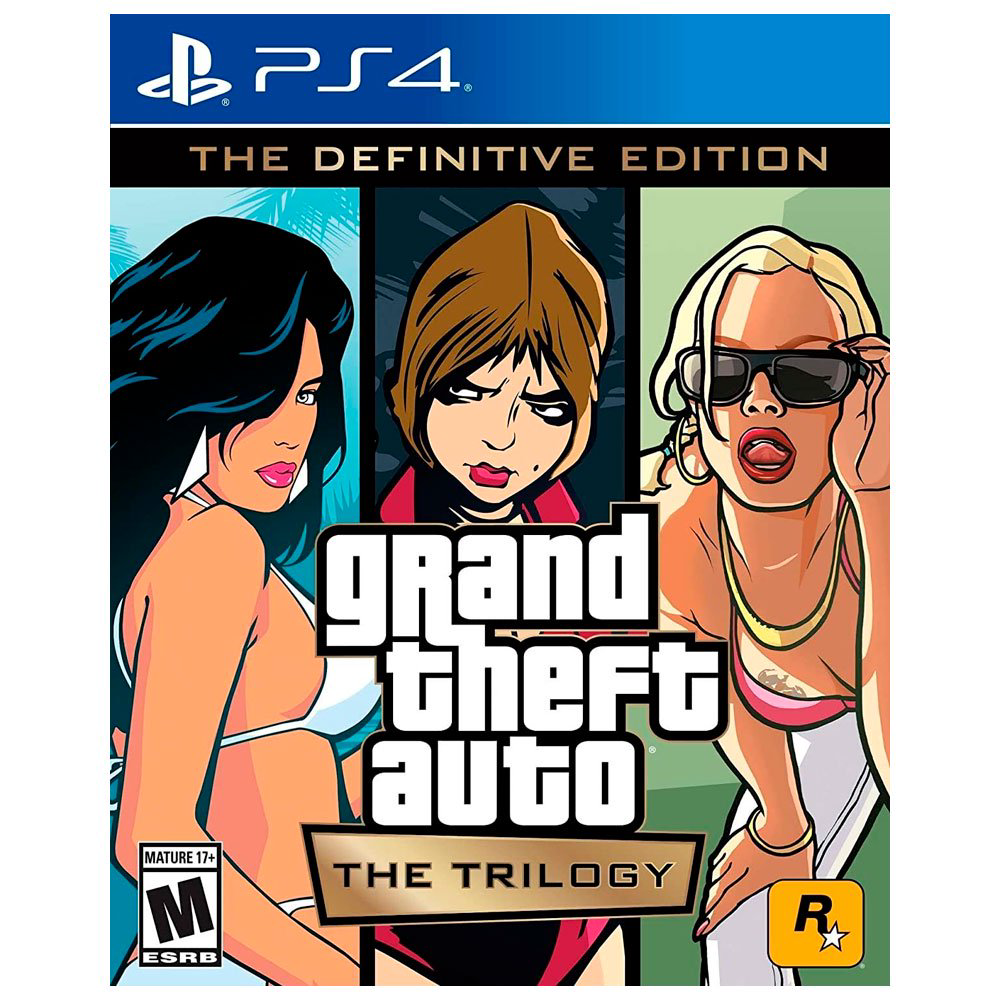 Видеоигра для PS4 Grand Theft Auto The Trilogy Definitive Edition купить,NaN