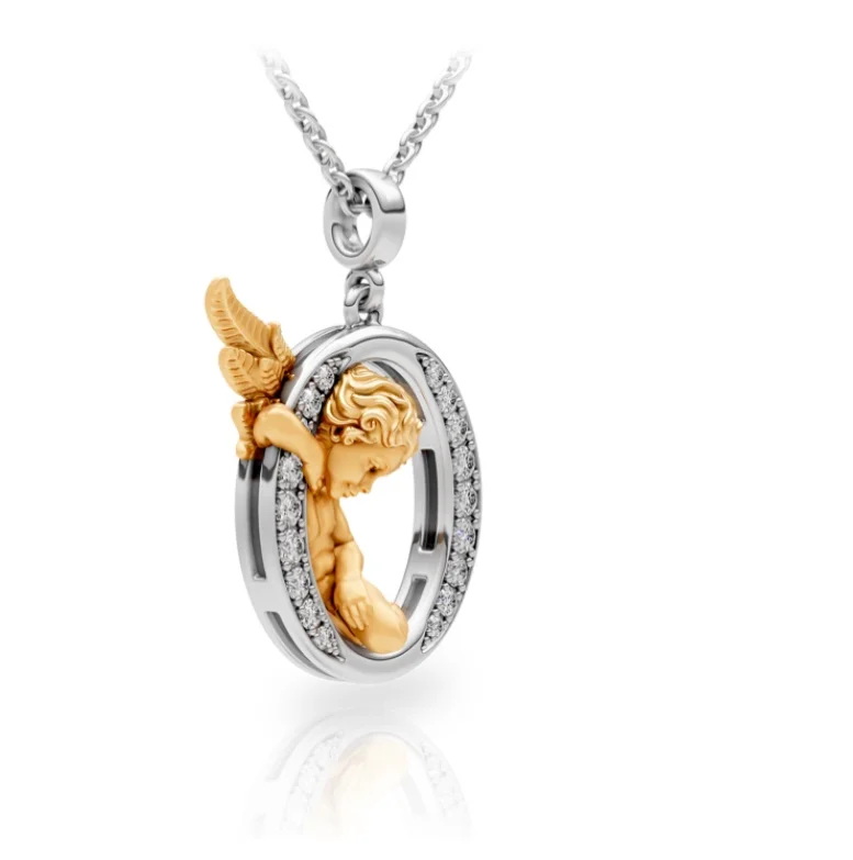 Колье Carrera y Carrera My Angel буква O 0072.3 белое и желтое золото 5.47гр 45см - ForteMarket Колье Carrera y Carrera My Angel буква O 0072.3 белое и желтое золото 5.47гр 45см купить,2500000