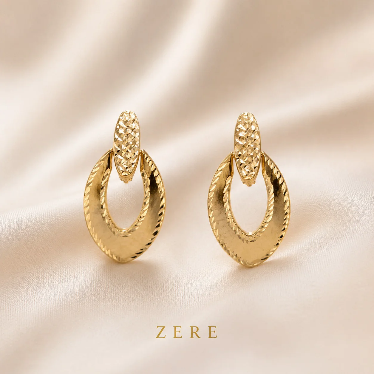 Серьги Zere ZR300612 жёлтое золото 2.22гр купить,181700