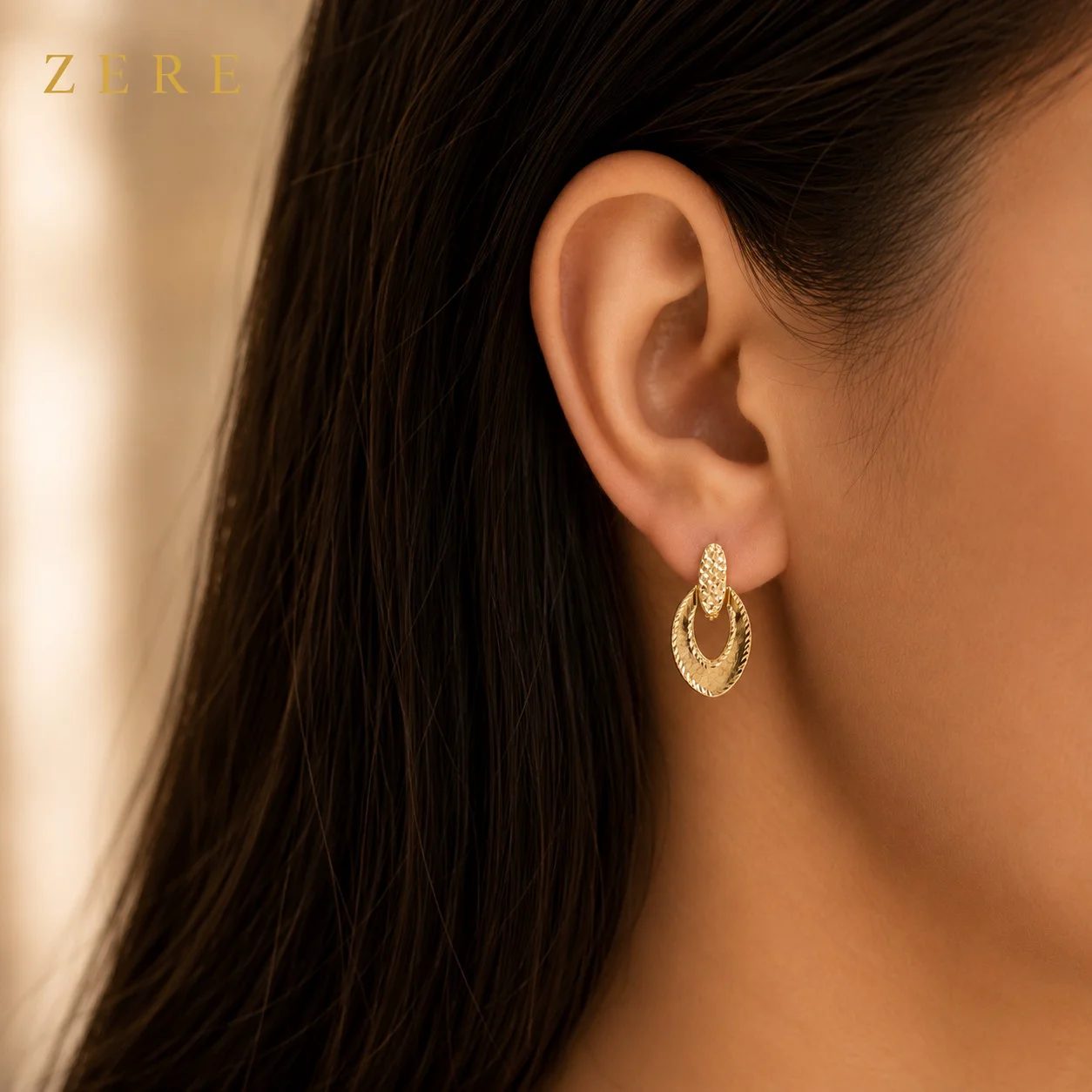 Серьги Zere ZR300612 жёлтое золото 2.22гр купить,181700