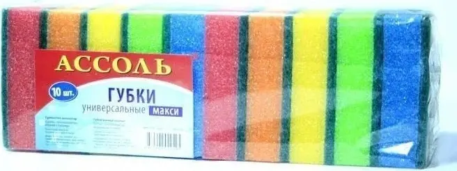 АССОЛЬ губка P 50962-2008 10 шт, полиуретан купить,NaN