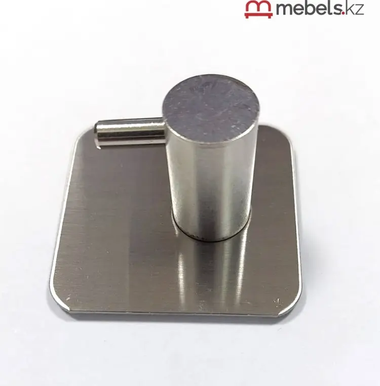 Mebels.kz крючок настенный серебристый 1 шт, нержавеющая сталь купить,NaN