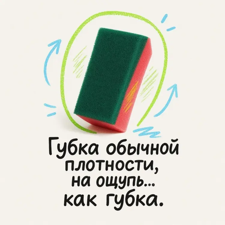Губка для посуды Mebels.kz - как - губка 20 шт, поролон купить,NaN