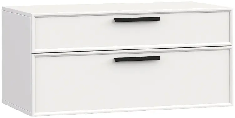 ТВ-тумба навесная Шатура Rimini T7T-01.DR, 118.8x41.9x46.2 см, белый купить,NaN