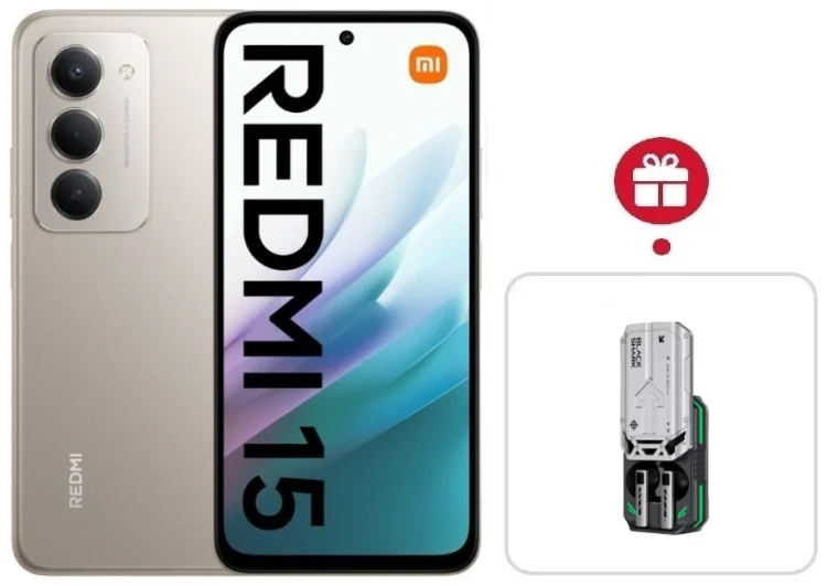 Смартфон Redmi 15 8 ГБ/256 ГБ серый + подарок купить,NaN