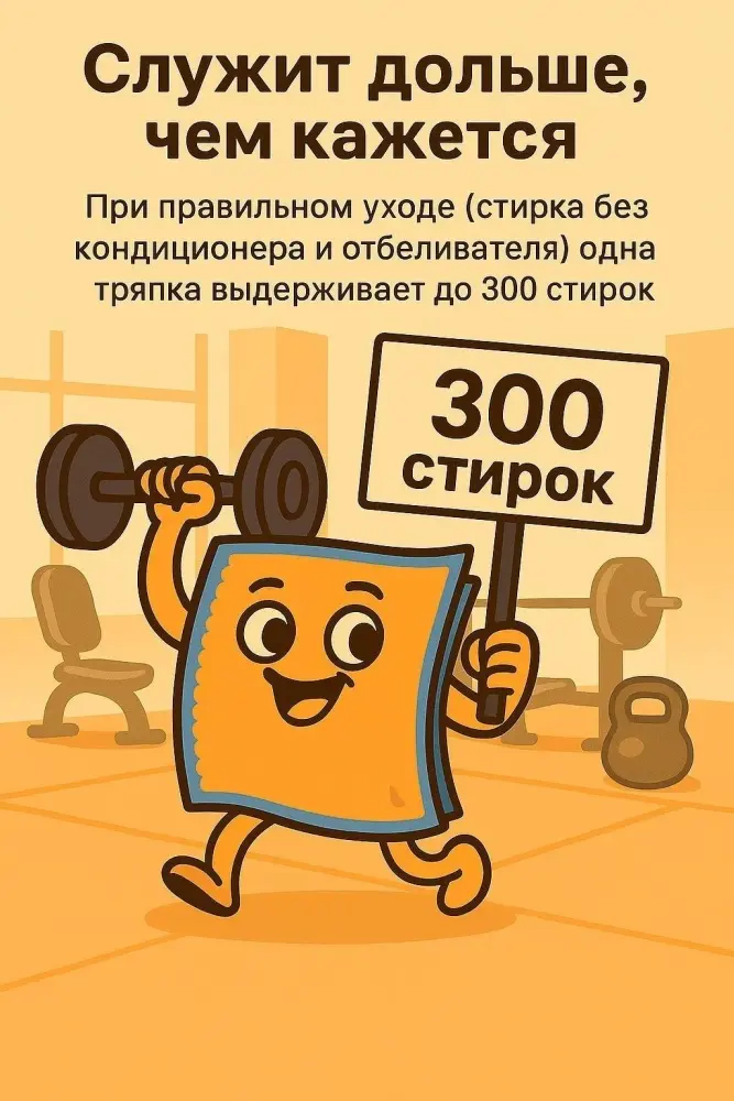 Тряпка универсальная Mebels.kz ЧистоPRO 28x28 см 3 шт, микрофибра купить,NaN