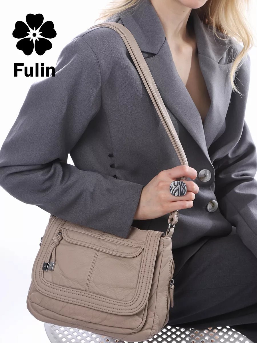 Сумка багет FULIN экокожа зеленый купить,NaN
