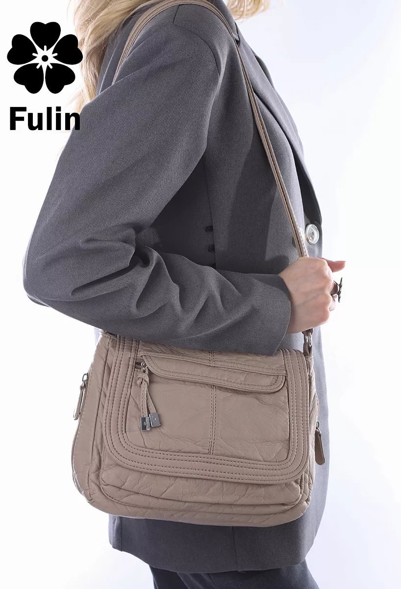 Сумка багет FULIN экокожа зеленый купить,NaN
