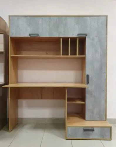 Техно 20690 детский стол, 150x57.4x179.6, ЛДСП, серый, коричневый купить,NaN