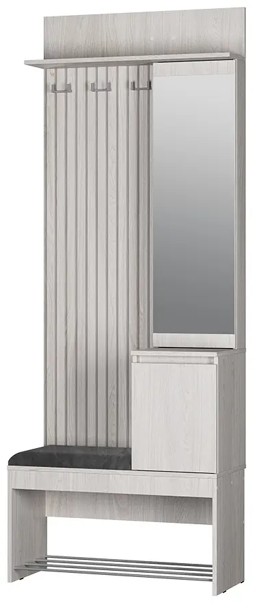 Прихожая BTS Лама, 80.2x210x35.6 см, белый купить,NaN