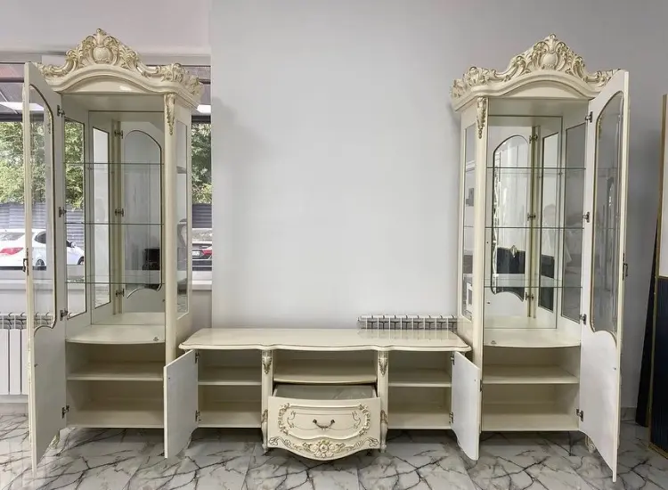 Комплект для гостиной СлонимМебель Элиза бежевый, золотой купить,NaN