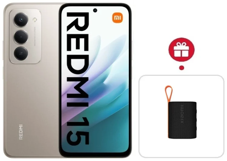 Смартфон Redmi 15 8 ГБ/256 ГБ серый + подарок купить,NaN