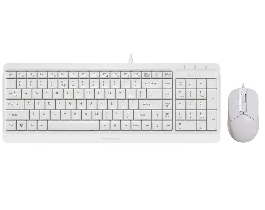 Клавиатура + мышь A4Tech Fstyler F1512S White  купить,6000