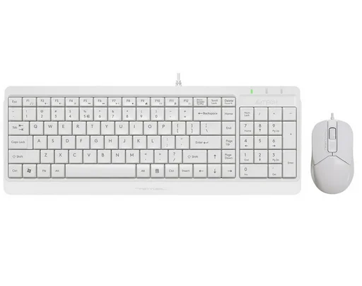 Клавиатура + мышь A4Tech Fstyler F1512S White 