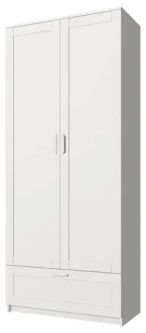 Распашной шкаф АНРЭКС Скаген, 90x210х42.2 см, белый купить,NaN