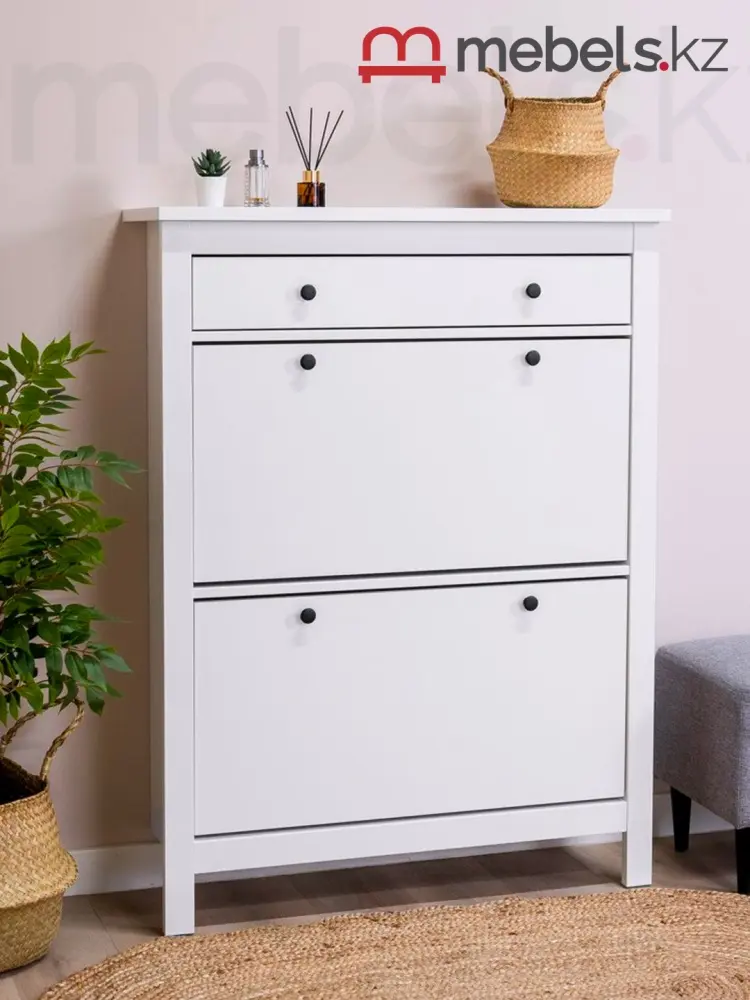 Обувница Mebels.kz Сага 92x29.9x122.3 см, ЛДСП, МДФ купить,NaN