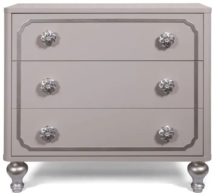 Комод СлонимМебель Вена Кашемир, 106x48x87 см, серый купить,NaN