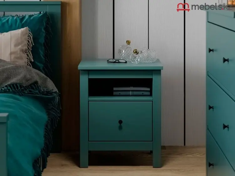 Тумба Mebels.kz Сага, 51.2x62.2x41.4 см, бирюзовый купить,NaN