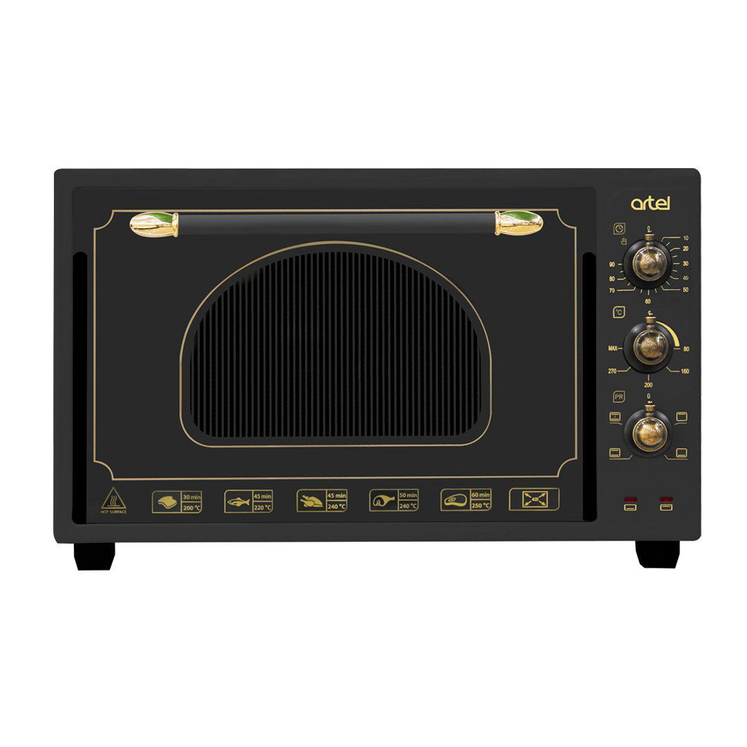 Мини-печь Artel MD 3618 L Retro черная купить,NaN