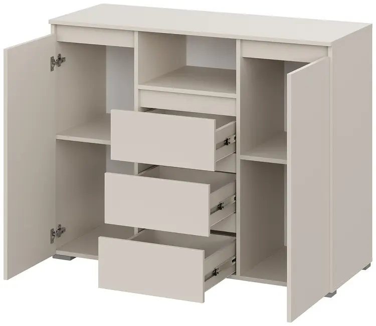Комод Сурская мебель Люмо, 120.2x46.3x95.8 см, бежевый купить,NaN
