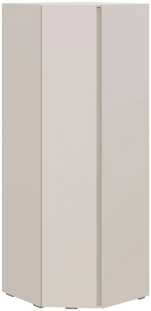 Шкаф угловой Сурская мебель Люмо, 75.1x210х75.1 см, бежевый купить,NaN