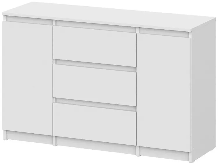 Комод Денвер, 120.1x39x75.4 см, белый купить,NaN