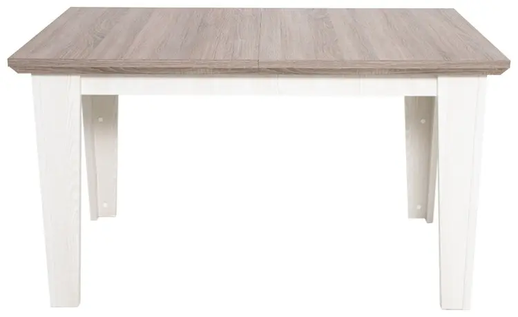 Обеденный стол BRW Брест Марсель STO 130/170, 130х85x75 см, ЛДСП, белый, коричневый купить,NaN
