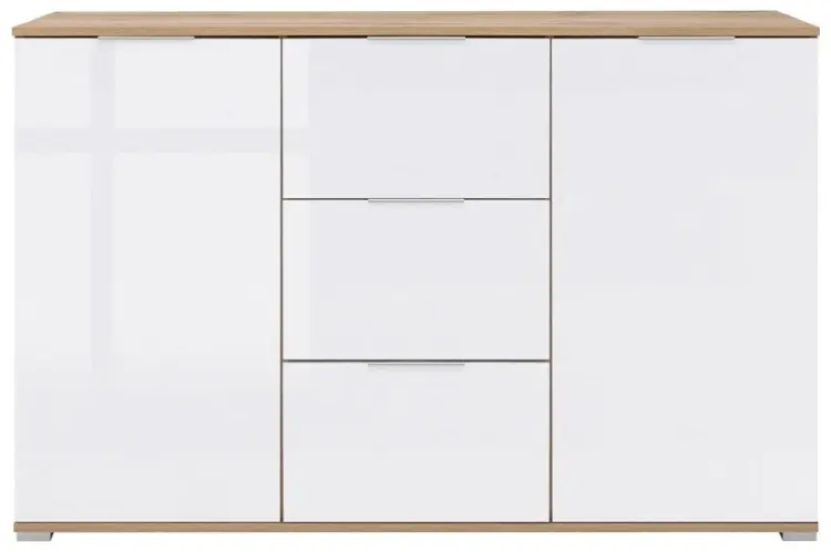 Комод BRW Злата, 135x41x86 см, белый купить,NaN