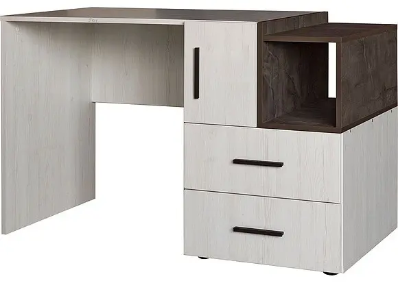 Стол письменный Пинскдрев 399, 121х62x76 см, белый купить,NaN
